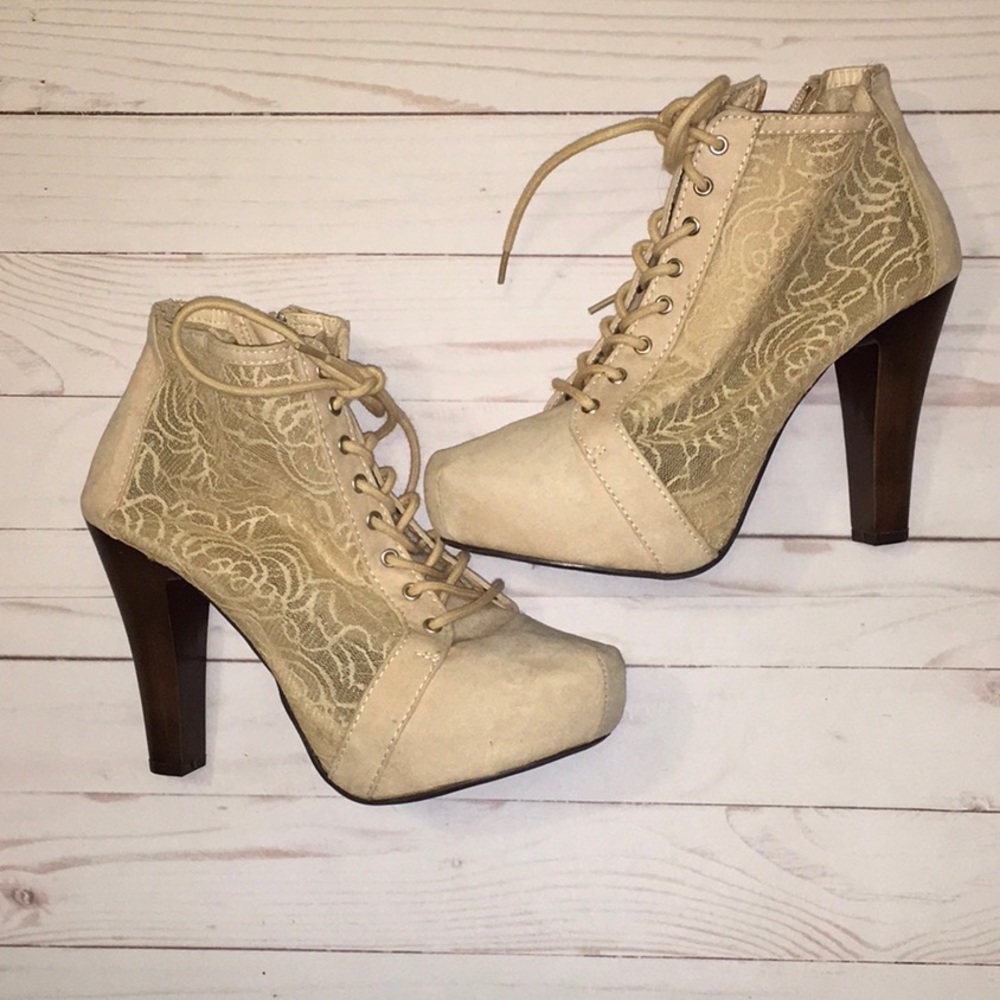 Charlotte Russe Platform Booties